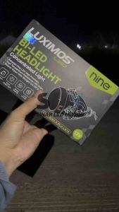 SLM 1 BUAH NINE LUXIMOSLED LAMPU BILED PROJECTOR LED HEADLIGHT PB6 25 INCH 60 WATT DEVIL EYE UNTUK MOTOR DAN MOBIL ORIGINAL