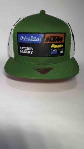 TOPI SNAPBACK RACING KTEM HIJAU PUTIH PREMIUM TERMURAH