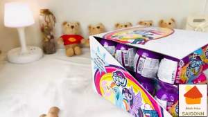 Kẹo Trứng Bất Ngờ My Little Pony Được Tặng Tượng và Sticker Ngẫu Nhiên Chính Hãng YLF Dành Cho Bé