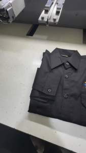 Kemeja BKKBN KEMENDUNGBANGGA Lengan Panjang Full Bordir Bahan American Drill