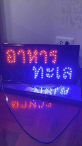 อาหารทะเล ป้ายไฟ ป้ายไฟร้าน ป้ายไฟตัวอักษร ป้ายไฟวิ่ง ป้ายไฟled ป้ายอาหารทะเล