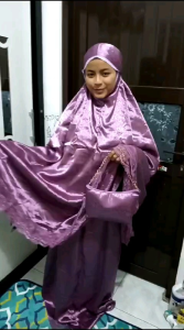 mukena ayurra bhn embos timbul mewah