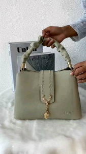 Tas En-ji Handbag Terbaru B88 Warna Hitam Latte Ivory