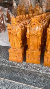 Tượng Tam Đa Phúc Lộc Thọ tượng trưng cho ba điều ước lớn nhất của đời người gỗ bách diệp  có 4 kích thước lựa chọn