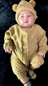 baju rajut anak bayi laki-laki jumper bayi perempuan baju bayi newborn