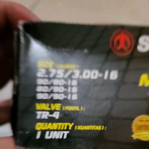 Ban Dalam Swallow 2.75 / 3.00 -16 Ban Dalam Motor Tube Motorcycle Universal