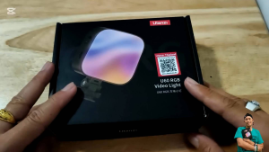 Ulanzi U60 RGB Video Light (BK/WH) ไฟเซล พี่ไฟถ่ายภาพ พร้อมที่หนีบสมาร์ทโฟน และCold Shoe สำหรับติดหัวกล้องมีแบตในตัว