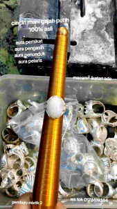 cincin mani gajah putih 100% asli