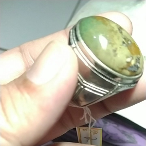 Batu Pirus Hijau kedondong Hubay Natural Unik 2/19