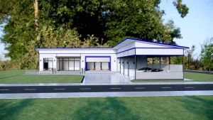 แบบโมเดิร์น 1 ชั้น ล้าง อัด ฉีด