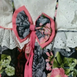 Dress anak Bahan Kain Brokat