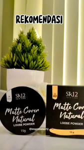 BEDAK TABUR MATTE TAHAN LAMA AMAN REMAJA LOOSE POWDER SR12