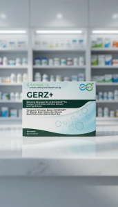 UniFarmasi Mucosave FG GERDZ+ Botanical Beverage Mix with Mucosave FG Caroberry Extract and Olive Fruit Extract.