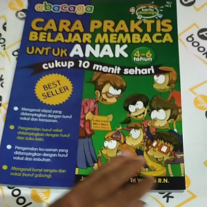 Promo !!! buku abacaga cara praktis belajar membaca untuk anak 4-6 tahun