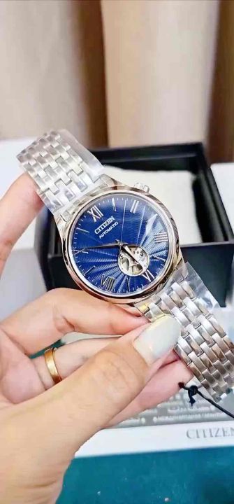 ĐỒNG HỒ NAM CHÍNH HÃNG CITIZEN NH9130-84L Automatic Blue Size 40mm