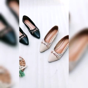 Aliya OKHANA Sepatu Wanita Sepatu Kerja heels 2cm