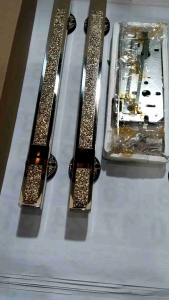Handle pintu antik mewah 45cm gagang pintu full stainless steel