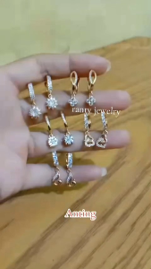 Anting Titanium Terbaru Anting Wanita Cocok pake Kondangan Harian