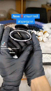 HC07-CWK58 กิ๊บติดผม กิ๊บหนีบผม ฝังเพชร หรูหรา ทรงรูปไข่ มีปีก ขนาด 6cm. สำหรับรวบเก็บผม วัสดุพรีเมี่ยม นำเข้าจากเกาหลี