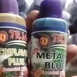 ACRIFLAVINE PLUS formula japan obat biru dan kuning untuk ikan hias isi 100ml