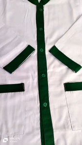 Atasan seragam madrasah anak perempuan usia 4th-15th bahan katun adem lembut lengan panjang