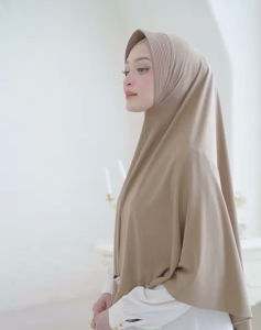 HIJAB BERGO SYARI INSTAN JUMBO SHALIMA SERIES MATT JERSEY PREMIUM BY KEEN