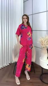 OC003 l SETELAN BATIK CAP BAHAN SANTUNG SUPER NYAMAN