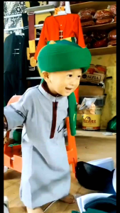 Peci Imamah Permanen Hitam Peci Imamah Siap Pakai Peci Imamah Dewasa Peci Imamah Anak laki Laki