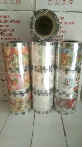 Plastik Lid Cup/Sealer Cup Motif Kartun 1200cup (Smile)