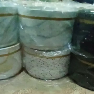 fas bunga mejah terakota bulat diameter   T 10 cm  Lkr 56 premium anti pecah