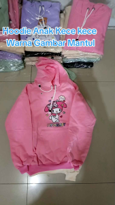 Sweater Hoodie Anak Perempuan Murah My Melody Bahan Fleece Usia 5-15 Tahun