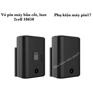 Vỏ mạch pin máy bắn cốt laze 2cell 18650 đầy đủ phụ kiện