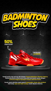SEPATU PRIA DAN WANITA OLAHRAGA BADMINTON TERBARU DAN TERMURAH 2025