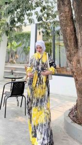 Gamis Twill BG Collection Motif Nanas