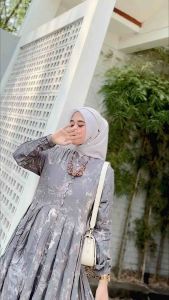 Gamis Twill Bg Collection Motif Miracle: Desain Elegan & Ukuran Pas