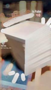 ⚡️พร้อมส่ง⚡️ถาดไม้สน ลังไม้ ถาดไม้ ขนาดกว้าง 26cm xยาว 37cm xสุง 6 cm