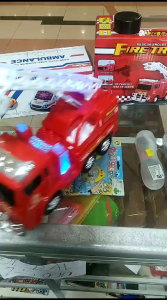 TERLARIS Mobil Pemadam Kebakaran Baterai / Berjalan dan Berbunyi Sirine / FIRE TRUCK MURAH (BISA COD)