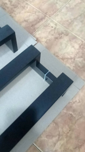 Handle Pintu Kaca & UPVC Bahan Stainless Anti Karat & Korosi Diameter 20×40