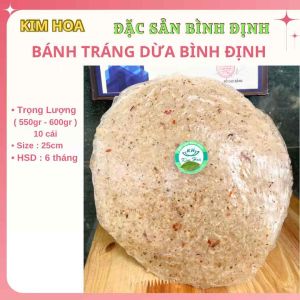 Bánh Tráng Nước Dừa BÌNH ĐỊNH Loại dày size 25cm – ĐẶC SẢN BÌNH ĐỊNH