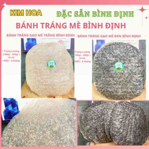 Combo 20 Cái Bánh Mè Trắng+ Mè Đen BÌNH ĐỊNH Loại dày size 25cm – ĐẶC SẢN BÌNH ĐỊNH