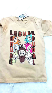 KFS 254 Kaos Labubu Anak Perempuan Katun Premiun Varian Warna Estimasi 1 Sampai 10 Tahun