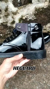 sepatu pdh tinggi formal dinas pendidikan satpam security polri tni kantoran PNS intansi