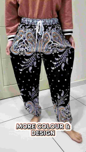 WOMEN CASUAL BATIK LONG PANT/SELUAR BATIK PANJANG KAIN COTTON GOOD QUALITY