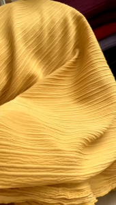 0.5m Wrinkle Viscose rib stripe Jacquard Iroless Bidang 59/60 Inch Price For 0.5m Fabric For Brides Dress Ana Textile