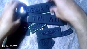 PAPAN NAMA TNI AD/PDL/PDH/PDLO FULL 1SET DIPERKERAS KAIN PREMIU/mika