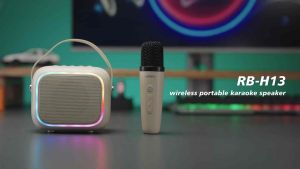 SY ลำโพงบลูทูธไร้สาย เสียงคมชัดพร้อมไมโครโฟนและไฟ RGB ขนาดกะทัดรัด พกพาสะดวก Remax SPK Bluetooth RB-H13