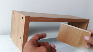 MARINE WOOD! Strongest Durable Waterproof Computer Gaming Monitor Riser Type 3 by Woodcraft Treasures