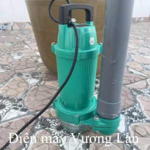 Máy bơm chìmbơm tõm 750W (1HP) cổ 50 Thân nhôm sơn tĩnh điện không ngâm dầu TAIFU QDX10-16-0.75L - Bảo hành 1 năm