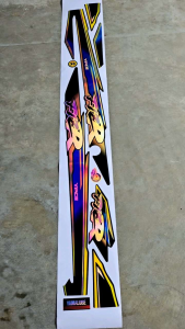 STRIPING STIKER YAMAHA FIZ R F1ZR 97 HITAM HOLOGRAM