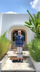 Revany ID - Milea Blouse Batik Kerja Modern Atasan Batik Couple